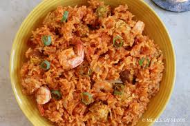 Add your chopped onions to the fried meat and stir slowly. Ghanaian Jollof Rice Meals By Mavis