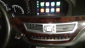 Mercedes W221 2007 2013 S Class Carplay Youtube S Class Carplay Mercedes