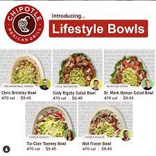Chipotle Mexican Grill Inc Is Launching A Line Of Lifestyle Bowls Fast Food Items Chipotle Mexican Grill Food
