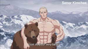 Portrait sculpture of vladimir putin on bear. Anime Putin Hahahaha Youtube