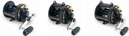 Level wind trolling reel for big game fish in a variety of saltwater conditions. Shimano Tld