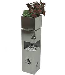 Die säule aus kunststoff wird einfach mit erde befüllt, rundum bepflanzt und von oben gegossen. Pflanzensaule Sonne Aus Edelstahl Jetzt Online Kaufen Baldur Garten