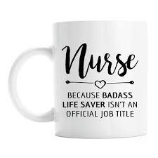 Although i'm a you hear that? New Funny Nurse Quote Job Title Coffee Mug Tea Cup For Nurses Novelty Nurse Assistant Gifts Creative Ceramic Nurse Coworker 11oz Mugs Aliexpress