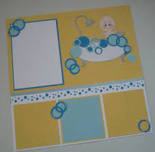 The pages you include in your baby's scrapbook will likely fall into one of three categories starting baby on solid foods provides plenty of cute baby scrapbook page ideas. Scrapper S Corner Bath Time Scrapbook Layout Baby Scrapbook Baby Scrapbook Pages Scrapbooking Layouts Baby