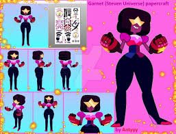 Garnet Steven Universe Papercraft By Https Www Deviantart Com Antyyy On Deviantart Garnet Steven Universe Garnet Steven Steven Universe