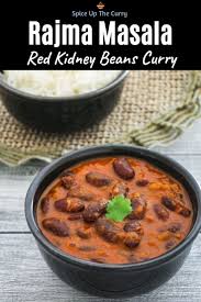 Punjabi Rajma Masala Recipe Red Kidney Beans Curry Recipe Curry Recipes Rajma Masala Recipe Beans Curry