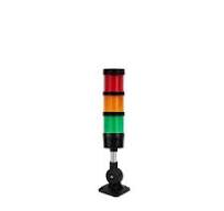 Modular LED Signal Tower Stack Lights - 2.4" Diameter - Adjustable Mount  with 50mm Pole