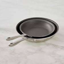 All Clad Tk D5 Stainless Steel Nonstick Frying Pan Set Williams Sonoma