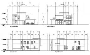 Elevation Drawing Of House Design In Dwg File Open House Plans House Drawing Elevation Drawing