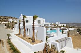 Villa Zircon Is A 7 Bedroom Villa With Private Pool In A Lovely Panoramic Position At Agia Sofia Tourlos Overlookin Luxurious Bedrooms Mykonos Mykonos Villas