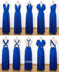 Royal Blue Infinity Dress Convertable Bridesmaid Dress Multiway Multiway Bridesmaid Dress Multi Way Dress Infinity Dress Bridesmaid