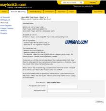 The daily transaction limit sole proprietorship is s$1m. How To Transfer Money To Overseas Using M2u Visa Direct Show Me The Way