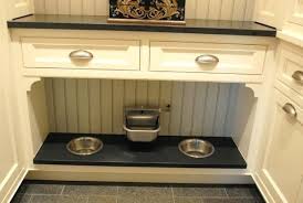 Storage Ideas Home Design Ideas Dog Food Station Clever Ways To Dog Food Dog Food Storage Cabinet With Bowls Slide In Dog Feeding Station Dog Rooms Dog Spaces