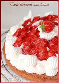 Tarte Viennoise Aux Fraises Tarte Aux Fruits Tarte Alimentation
