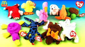 Beanie babies are serious business! 2019 Mcdonald S 40 Years Ty Teenie Beanie Babies Happy Meal Toys Full Set 10 Plush 1997 Collection Youtube
