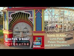 Luna Park Palais Theatre In St Kilda In Melbourne By Drone 2 7k 60fps