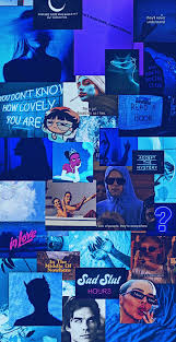Black And Blue Aesthetic Collage Where S My Mind Blue Aesthetic Blue Wallpaper Iphone Dark Blue Wallpaper