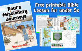 Enjoy our free bible worksheet: Paul S Missionary Journeys Trueway Kids