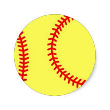 An illustration of a softball on white. Girls Fastpitch Softball Clip Art Furthermore Girl Softball Player Clipartix
