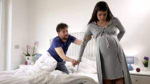 I have a huge fear of pregnancy so he offered to carry the the first couple of months i'd let them visit, eventually i'd start eating big meals and purposely bloating myself to the point of discomfort so i looked pregnant. Husband Trying To Help Very Stock Footage Video 100 Royalty Free 26569754 Shutterstock