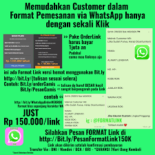 Check spelling or type a new query. Format Link Whatsapp Order Online Shop Rumah Bumn