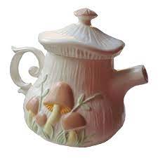 Mushroom Teapot Png Pottery Tumblr Stickers Tea Pots
