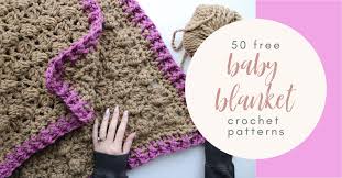 A perfect way to make a functional blanket for babies. How Many Of These 50 Crochet Baby Blankets Will You Make Cococrochetlee