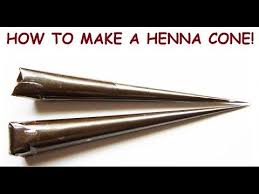 How To Make A Henna Cone Easy Mehendi Cone For Beginners Henna Cones Diy Henna Henna