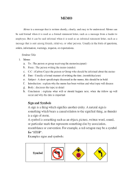 Materi Ajar Memo Menu Schedule Sign Symbols