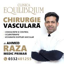Păreri ale clienților, prețuri, date de contact,, ⌚ programul de lucru cu publicul al firmelor cu sediul în iaşi care sunt in categoria clinici şi centre. Clinica Equilibrium Chirurgie Vasculara Dr Raza Ahmad Medic Primar Chirurgie Vasculara Consultatie Si Control Scleroterapie Ecografie Doppler Vascular Pentru Programari Sunati La 0332401255 Strada Potcoavei 2 IaÈi Va Asteptam Cu Drag
