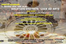 Quest'anno, infatti, il sole è protagonista di un'eclissi anulare, che sarà solo parzialmente visibile nei cieli dell'italia meridionale.domenica 21 giugno 2020, a poche ore dal solstizio d'estate, la luna si troverà vicina all'apogeo (distanza massima dalla terra) e coprirà il sole, ma non del tutto. Arte A Bari Aspettando Il Solstizio D Estate