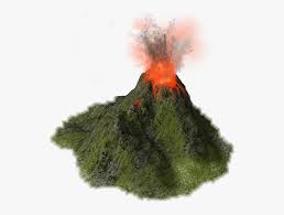 Image/gif, looped, 173 frames, 5.2 s). Volcano Png Erupting Volcano Transparent Background Png Download Kindpng