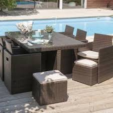 Salon De Jardin Encastrable Resine Tressee Chocolat 10 Personnes Leroy Merlin Salon De Jardin Encastrable Salon De Jardin Design Salon De Jardin Jardiland