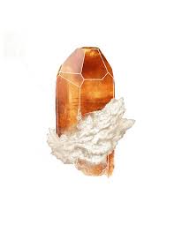 Topaz Crystal Gemstone Art Print November Birthstone Gemstone Art Print Gemstone Art Gems Art