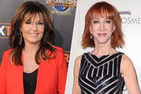 In 2013, kathy was inducted into the guinness book of world. Sarah Palin Slams Kathy Griffin Claiming She Attacks Children People Com