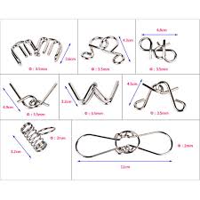 There is an answer key in the back this is a sometimes challenging book of brain teasers, puzzles, riddles, and games. 8pcs Set Metal Wire Puzzle Iq Mind Brain Teaser Puzzles Game For Adult Bg S Cool Nerd