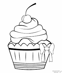 Dibujos De Cupcakes Para Colorear