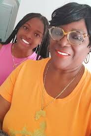 Anna Botoe with Cheryl Gittens, Ron Mitchell, Ceama Cooper, Agatha Bailey  and Vanna E Walker, Thank you so much my darling family and lovely friends  for showering me love