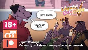 Liquid Courage - Page 1 on Patreon! by Meesh -- Fur Affinity [dot] net