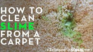 At first it might be gooey and wet but that's ok. How To Clean Slime From A Carpet Youtube