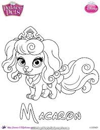 Excellent Princess Palace Pets Coloring Macaron Princess Coloring Pages Disney Coloring Pages Palace Pets