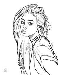 Jester portrait, took me longer that i thought it would, and i'm still not sure if i´m happy with the colors but oh well. The Mighty Nein Coloring Page Lauren Walsh