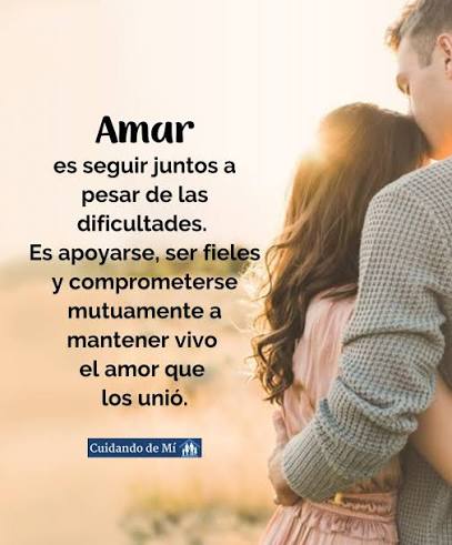 Amor también es cuidar a tu pareja… no solo con detalles o palabras bonitas, sino con acciones, con respeto, con empatía. Es entender que cuando alguien te ama, no necesita que lo