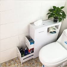 .h 28'' toilet paper holder stand, excellent for small spaces; Home Storage Units Bathroom Wooden Cabinet Toilet Paper Roll Holder Slimline Storage Organiser Home Furniture Diy