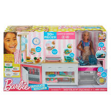 ¡decora pasteles brillantes con barbie! Barbie Muneca Cocina Y Diviertete Falabella Com