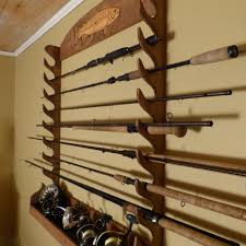 Homemade fishing rod holders are designed to fix the fishing rod into the beach, or the bank of a river. Diy Fishing Rod Storage Rack Wallmounted 15 Steps With Pictures Instructables