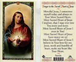 We have over 10,000 greeting cards that depict jesus in various scenes, from smiling warmly with children to contemplating in nature. Prayer The Sacred Heart Of Jesus Card Laminated Most Sacred Heart I Trust In You Ebay