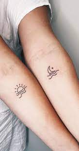 Matching couple tattoos offer the ultimate commitment by decorating your skin in a way to fun, cute, and quirky, matching finger tattoos are perfect for couples. Impeccable Small Matching Tattoo Small Matching Tattoos Small Tattoos Momcanvas