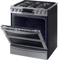 Samsung flex duo double oven electric range, samsung duo flex gas free. Ny58j9850ws Samsung Chef Collection Dual Fuel Range W Door In Door Stainless Steel