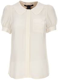 Marc By Marc Jacobs White Peter Pan Collar Shirt Lyst Clothes Peter Pan Collar Shirt Pretty Outfits
